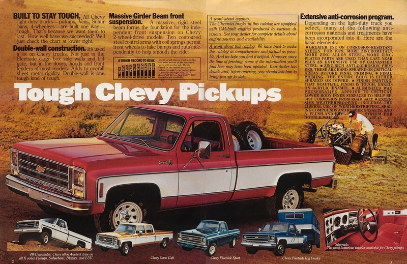 1979 Chevrolet Vans Brochure Page 3